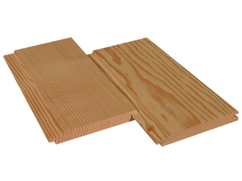 Kanadská douglaska, terasové dosky Trapez 19x140 mm, čisté 85/15