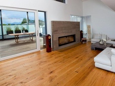 Weiss masívna dubová podlaha