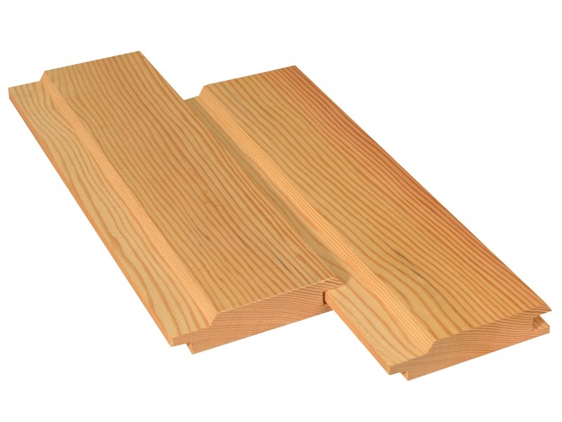 Kanadská douglaska, čistá 85/15, trapézové terasové dosky 19x90 mm