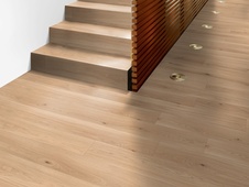 Čistý rustikálny farebný dub, lak, drevené podlahy Weitzer