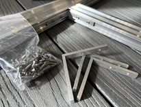 Relo E, hliníkové rohové spojky