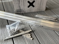 Relo L, hliníkové spojky na dĺžku