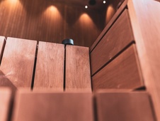 Thermo osika Finger panel 15x90 mm sauna podlaha