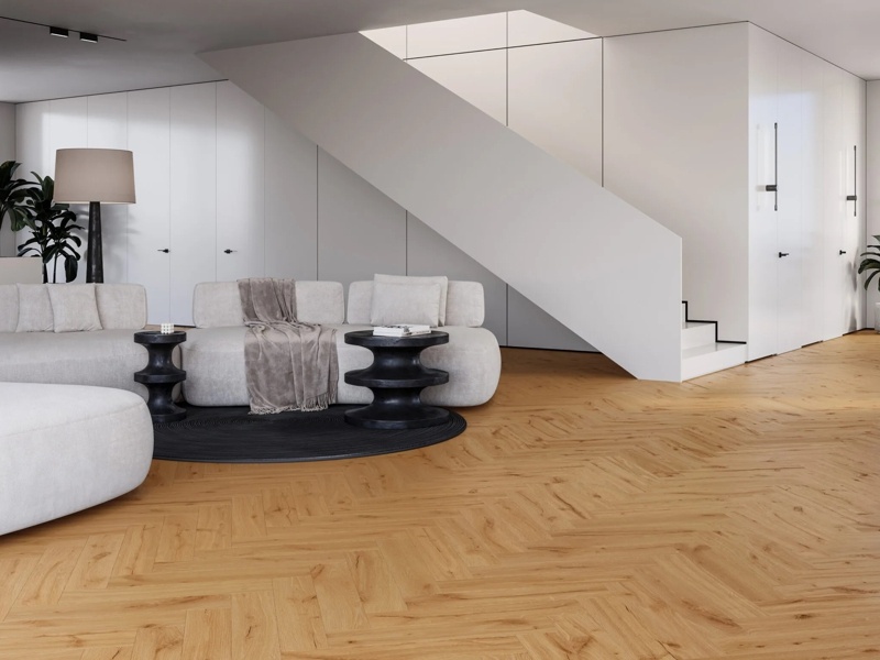 Dub Ginger, Next Step 34 Vinylová podlaha s podkladom v tvare rybieho kosti