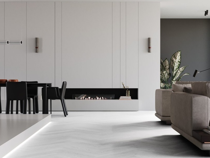 Dub Diamond, Next Step 34 Vinylová podlaha s rybinovým vzorom