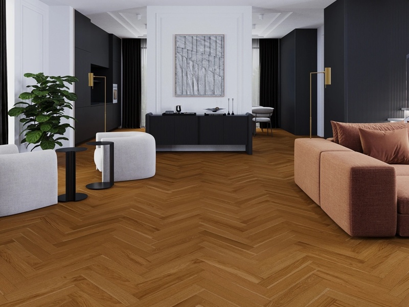 Vitaria Origin Herringbone Oak, hybridná podlaha Barlinek Smart Wood