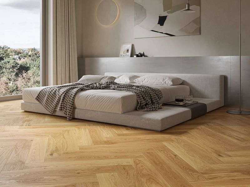 Dub Dolceria Herringbone, drevené podlahy Barlinek