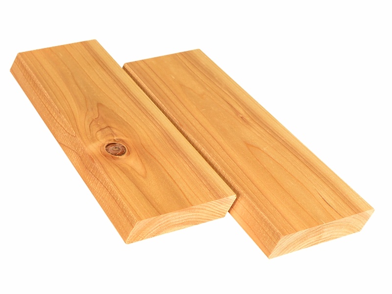 Západný červený céder, kosoštvorec 17x85 mm, trieda STK